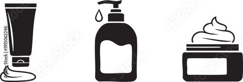 Hand Cream Body Lotion Butter Skincare Icons