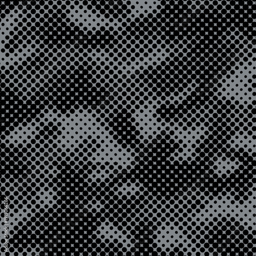 Dot Camo Camouflage Seamless Vector Pattern