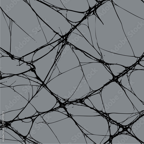 Spider Web Crack Seamless Repeat Pattern