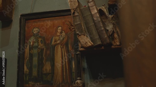 Old ecclesiastical objects captured with quiet elegance