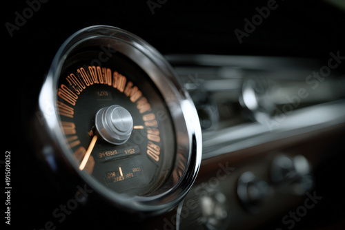 Vintage Car Speedometer