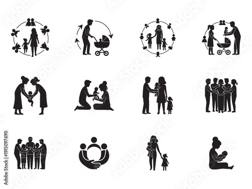 Mother Day special tribute concept for family love and care