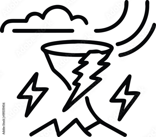 Black and white vector illustration of a man silhouette with a hammer and sickle icon symbol set as a design element