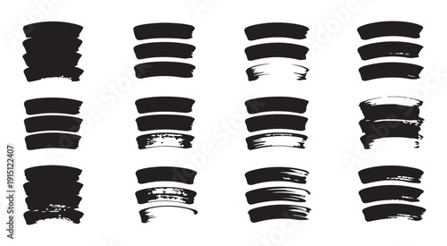Collection of chemistry laboratory glassware and scientific equipment vector line icons, science tools set
