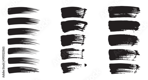 Textured horizontal paint strokes with thick black ink lines and dry brush artistic markings for designs