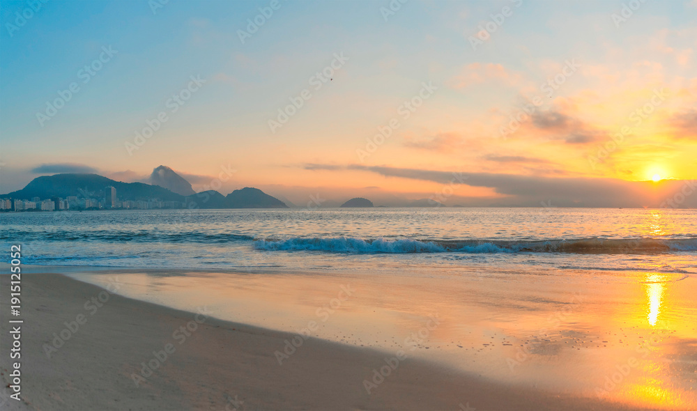 Obraz premium Copacabana is an elite beach in Rio