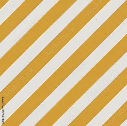 Seamless diagonal stripes pattern in mustard yellow and off-white with subtle paper texture, minimalist geometric background