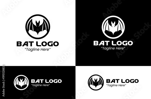 Bat Animal Emblem for Team and Community Identity