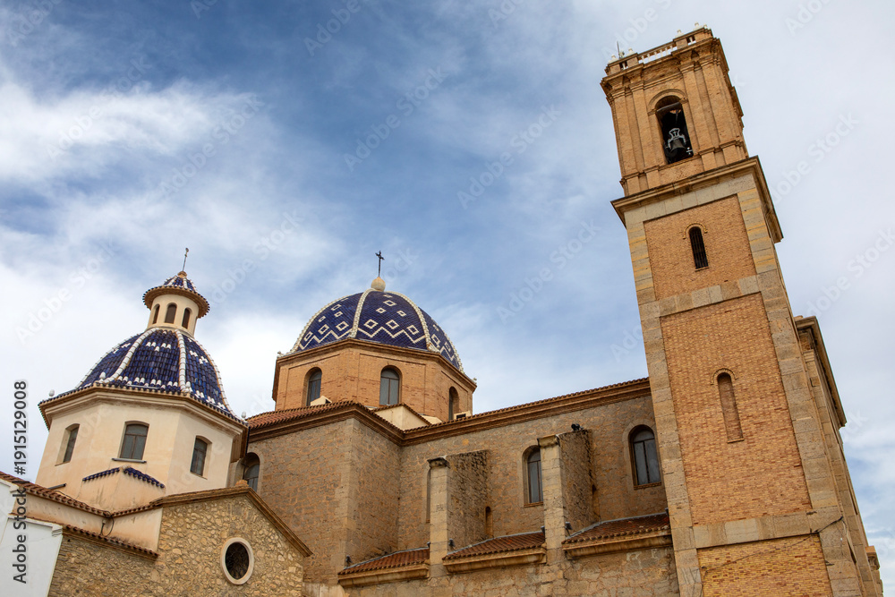 Fototapeta premium Altea Church in Spain