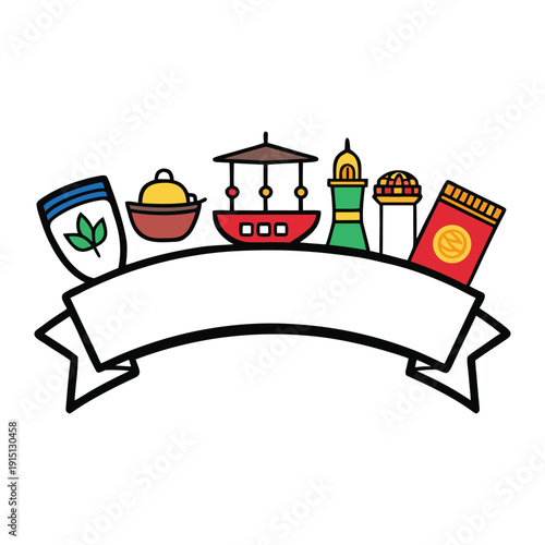 A vibrant Korea journey banner featuring traditional fans, hanbok, Korean lanterns, and cultural icons, capturing the spirit and charm of Korea in one scene.
