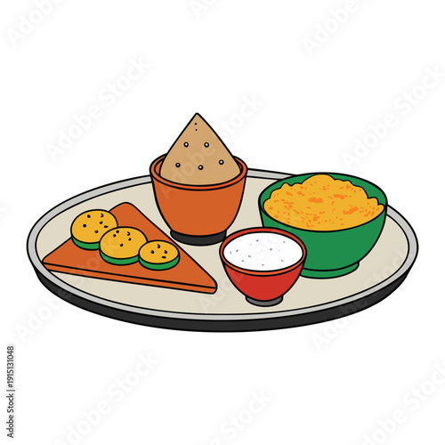 A flavorful Maharashtrian meal blends spicy, tangy, and sweet tastes with dishes like puran poli, poha, misal, and coconut-rich curries for a true cultural feast.
