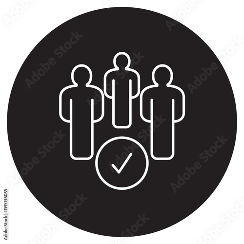 Population Icon, Demographics And Society, Population Growth Trends, Urban & Rural Distribution, vector