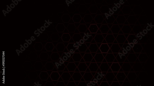 Wallpaper Mural Futuristic Red Hexagon Grid Technology Background with Seamless Obsidian Motion Graphics Torontodigital.ca