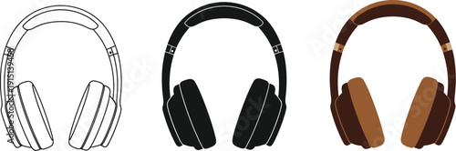 High-quality headphones in various styles and colors for immersive audio experiences