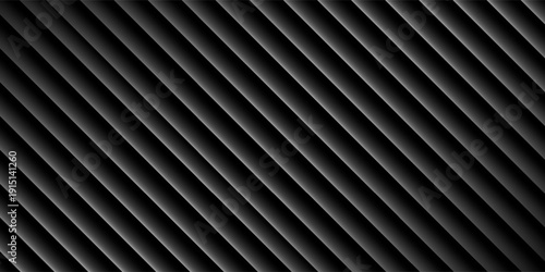 Black and grey modern abstract wide banner with lines and geometric shapes. Gray and black business corporate. modern, vector, flayer, eps10