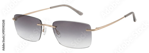 Slimline rimless frames with gradient lenses