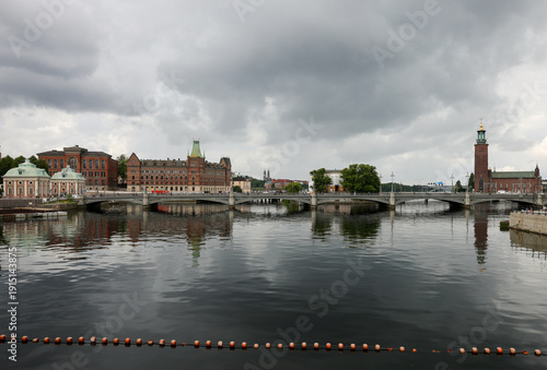  View from Stallbron Bridge to Gamla Stan, Stockholm, Sweden