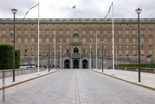  The royal castle in Gamla Stan (Old Town) Stockholm, Sweden.