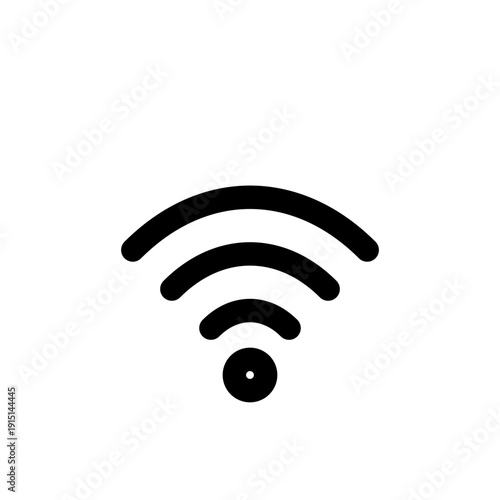Wifi business line icon