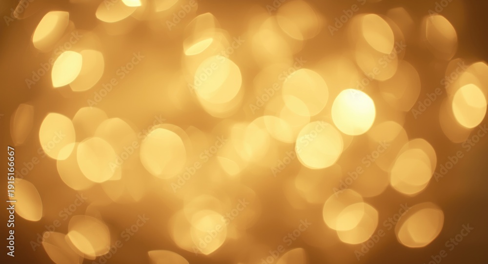 Obraz premium Abstract bokeh background showcasing soft glowing yellow orb lights