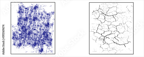 stroke grunge old worn vintage paper texture for poster, album, cover design. simple vector art