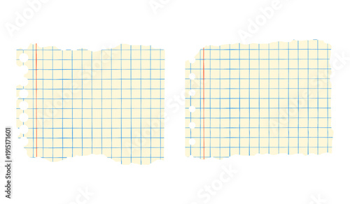 Beige torn paper scrap. Trendy element for collage.