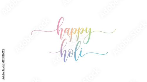 Happy Holi Colorful Greeting Card Design 1.