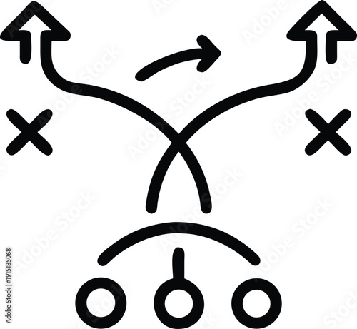 Tactical Playbook: A minimalistic depiction of strategic maneuvers and collaborative efforts, with an eye-catching illustration.