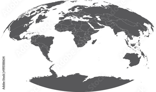 Planet Earth. Earth Day. The Earth, World Map. Vector