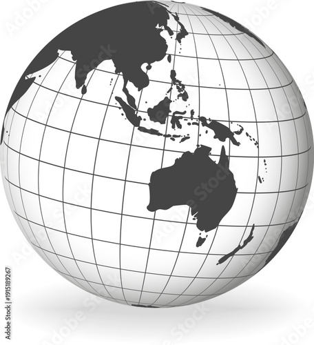 Planet Earth. Earth Day. The Earth, World Map. Vector