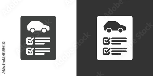 Unit Specifications icon. Solid glyph series icon