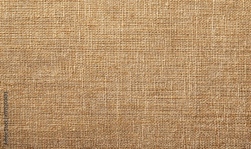 Flat linen fabric texture in warm beige tone, tight weave pattern, even light