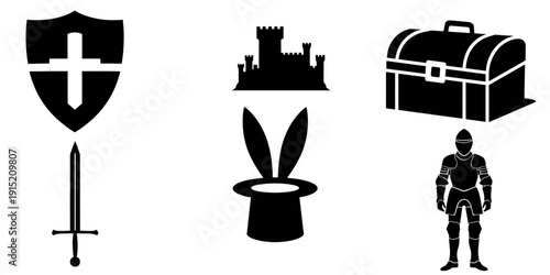 hand drawn vector illustration of a sword