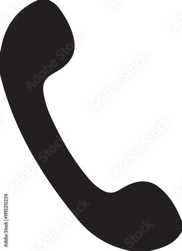 Receiver icon in silhouette.