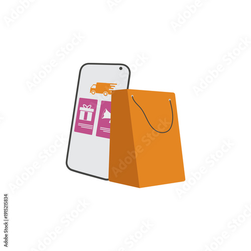 Ecommerce Shopping Illustration Set