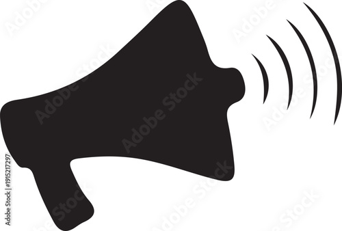 Speaker new icon on white background.