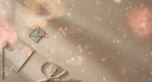 Traditional design presentation using vibrant overlays of aged vintage light leaks