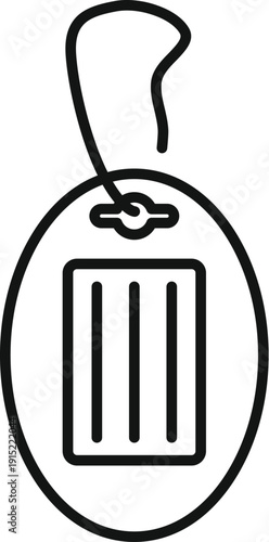 Travel luggage tag providing baggage identification for personal items