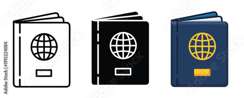 Wallpaper Mural global network icon set flat design vector illustration - Clipart. Icon vector -  Icon collection - icon set - Line and glyph icon and logo template - Editable Icon Torontodigital.ca