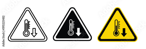 Wallpaper Mural Heating warning signs flat design vector illustration - Clipart. Icon vector -  Icon collection - icon set - Line and glyph icon and logo template - Editable Icon Torontodigital.ca