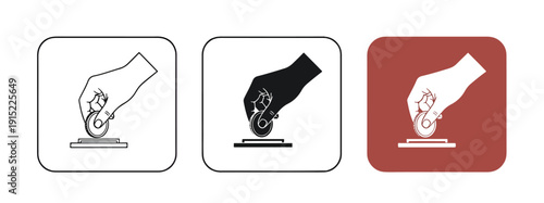 Wallpaper Mural Handshake deal success flat design vector illustration - Clipart. Icon vector -  Icon collection - icon set - Line and glyph icon and logo template - Editable Icon Torontodigital.ca