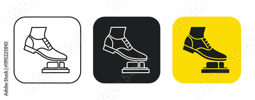 Wallpaper Mural Sneaker icons set flat design vector illustration - Clipart. Icon vector -  Icon collection - icon set - Line and glyph icon and logo template - Editable Icon Torontodigital.ca