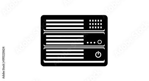 Server rack icon representing data center and network infrastructure.