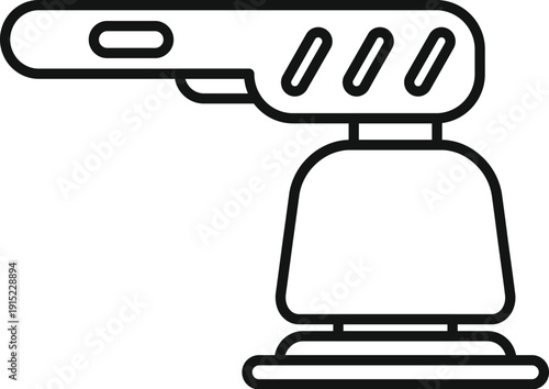 Electric sander for grinding and polishing surfaces in construction and woodworking