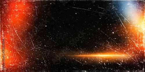 A bright supernova explosion of fire in water glows against a dark cosmos filled with stars and a blue nebula within the infinite space of the universe