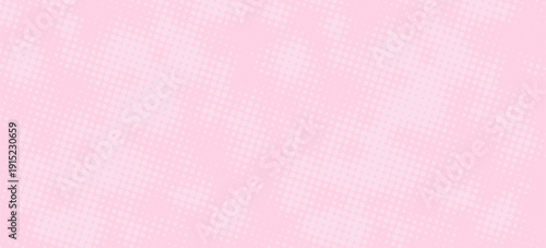 Pink orange polka dots gradient halftone background. Pop art cartoon dot texture with comic graphic design, Horizontal abstract pattern wall for cover digital technology.