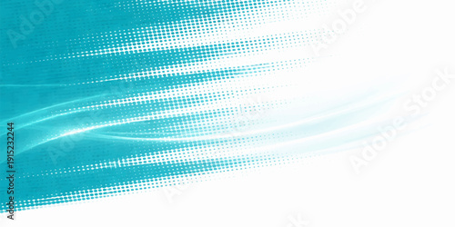 An abstract blue wave background features futuristic digital art with flowing lines and motion energy, creating a sleek light vector wallpaper template for business technology design