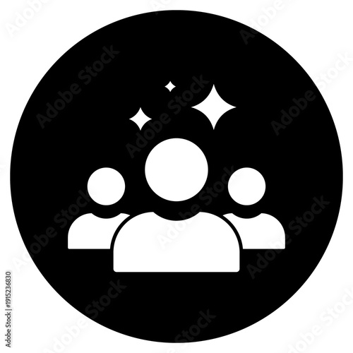 Community Icon, United Social Network, Stronger Together, Shared Values And Growth