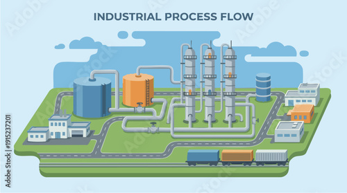 Industrial Process Flow Factory Systems.