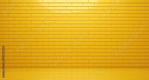 Wallpaper Mural Smooth surface background composed of vertically stacked yellow bricks under studio lighting Torontodigital.ca